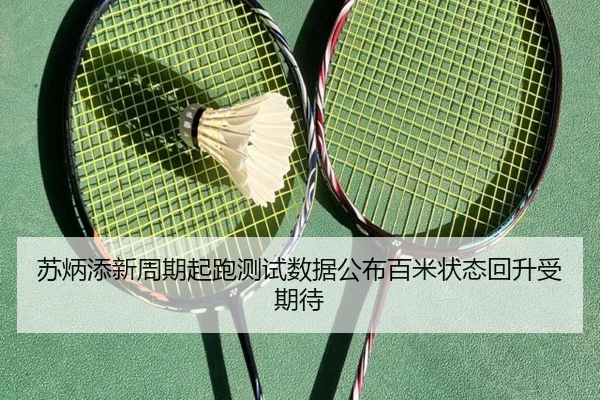苏炳添新周期起跑测试数据公布百米状态回升受期待
